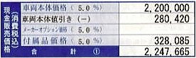 RAV4 車両値引き額